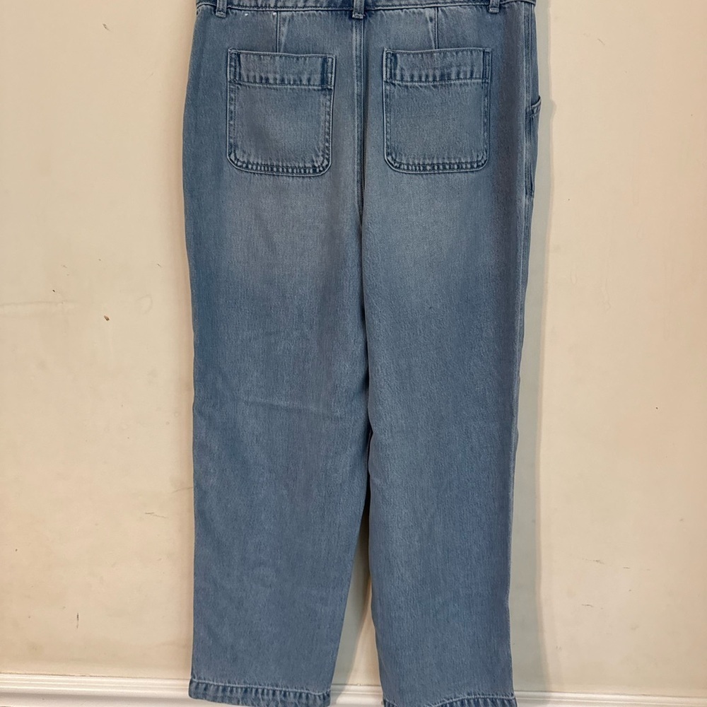 TALBOTS SUMMERWEIGHT STRAIGHT LEG JEANS - BRICKELL WASH SIZE 6 34x27” - Picture 5 of 5